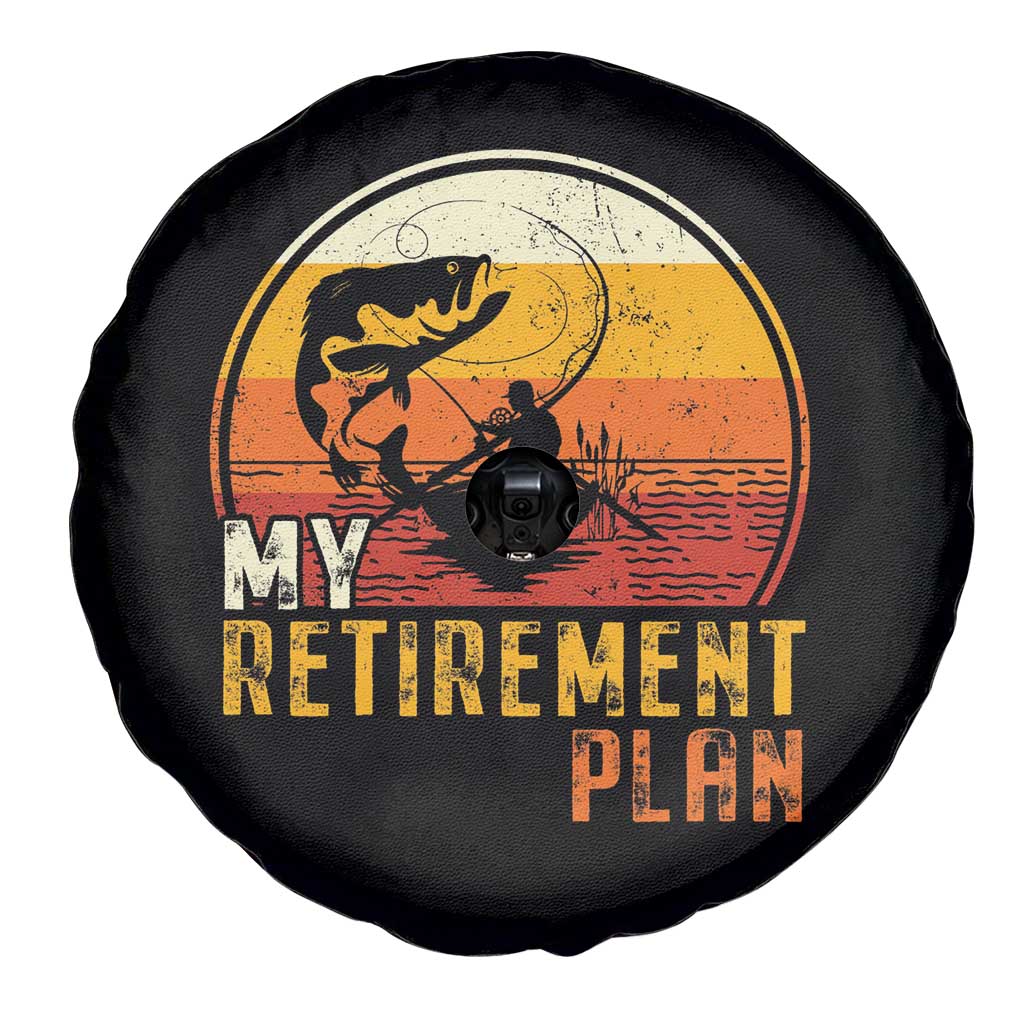 Retirement Plan Spare Tire Cover Funny Retired Fisherman Fishing TS09 Print Your Wear