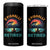 Funny Retirement 4 in 1 Can Cooler Tumbler O'fishally Retired Fishing Men TS09 One Size: 16 oz Black Print Your Wear