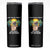 Funny Retirement Skinny Tumbler What Day Is Today Who Cares I'm Retired Funny Dog At Beach TS09 Black Print Your Wear