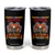 Retirement Tumbler Cup I'm A Dad A Grandpa And A Retired Firefighter Nothing Scares Me TS09 Black Print Your Wear
