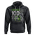 I Kicked 100 Days Of School Soccer Player Hoodie TS09 Black Printyourwear
