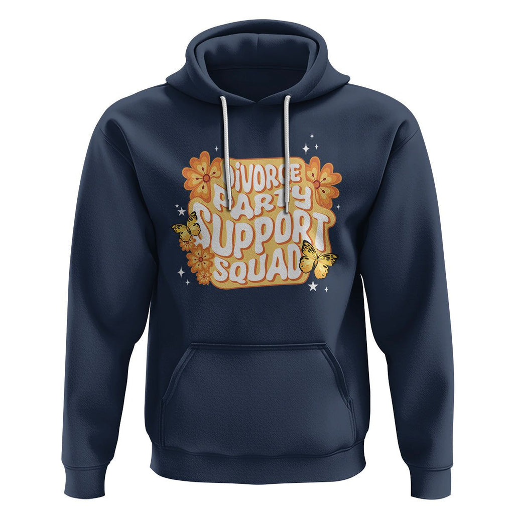 Divorce Party Support Squad Hoodie TS09 Navy Printyourwear