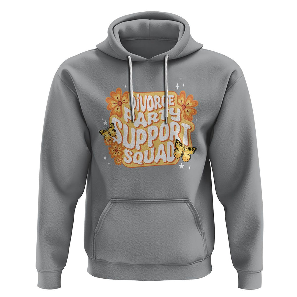 Divorce Party Support Squad Hoodie TS09 Sport Gray Printyourwear