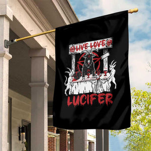Halloween Satan Garden Flag Live Love Lucifer Demon TS09 Print Your Wear