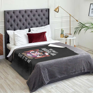Kawaii Satan Halloween Throw Blanket You Have a Beautiful Soul TS09 Print Your Wear