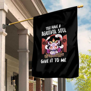 Kawaii Satan Halloween Garden Flag You Have a Beautiful Soul TS09 Print Your Wear