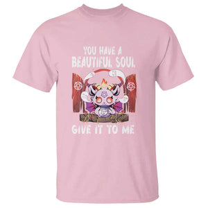 Kawaii Satan Halloween T Shirt You Have a Beautiful Soul TS09 Light Pink Print Your Wear