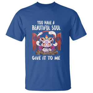 Kawaii Satan Halloween T Shirt You Have a Beautiful Soul TS09 Royal Blue Print Your Wear