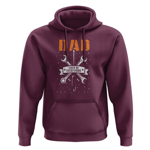 Father's Day Hoodie Dad Fixer Of Everything TS09 Maroon Print Your Wear