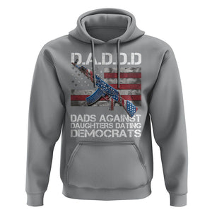 Girl Dad Hoodie DADDD Dads Against Daughters Dating Democrats TS09 Sport Gray Print Your Wear