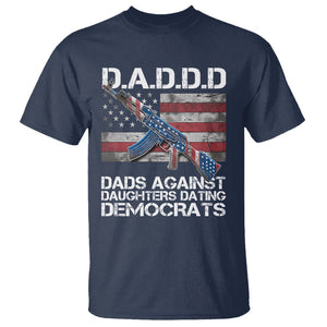 Girl Dad T Shirt DADDD Dads Against Daughters Dating Democrats TS09 Navy Print Your Wear