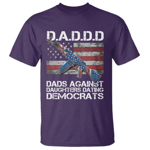 Girl Dad T Shirt DADDD Dads Against Daughters Dating Democrats TS09 Purple Print Your Wear