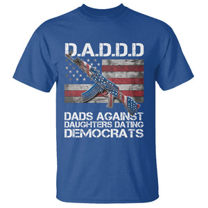 Girl Dad T Shirt DADDD Dads Against Daughters Dating Democrats TS09 Royal Blue Print Your Wear