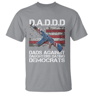Girl Dad T Shirt DADDD Dads Against Daughters Dating Democrats TS09 Sport Gray Print Your Wear