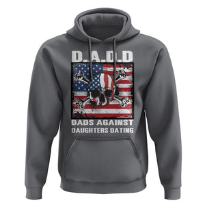 Girl Dad Hoodie DADD Dads Against Daughters Dating Skull America Flag TS09 Charcoal Print Your Wear