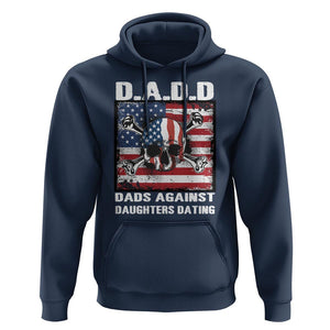 Girl Dad Hoodie DADD Dads Against Daughters Dating Skull America Flag TS09 Navy Print Your Wear