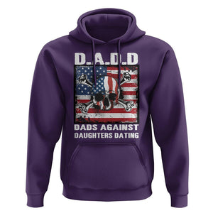 Girl Dad Hoodie DADD Dads Against Daughters Dating Skull America Flag TS09 Purple Print Your Wear