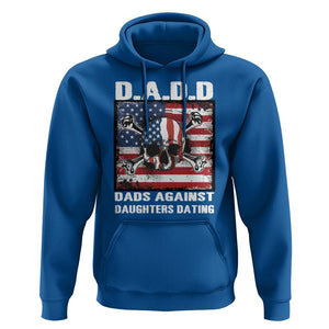 Girl Dad Hoodie DADD Dads Against Daughters Dating Skull America Flag TS09 Royal Blue Print Your Wear