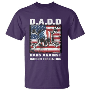 Girl Dad T Shirt DADD Dads Against Daughters Dating Skull America Flag TS09 Purple Print Your Wear