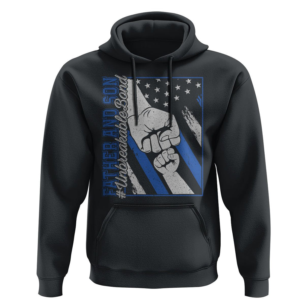 Father's Day Hoodie Father And Son Unbreakable Bond TS09 Black Print Your Wear