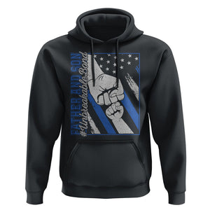 Father's Day Hoodie Father And Son Unbreakable Bond TS09 Black Print Your Wear