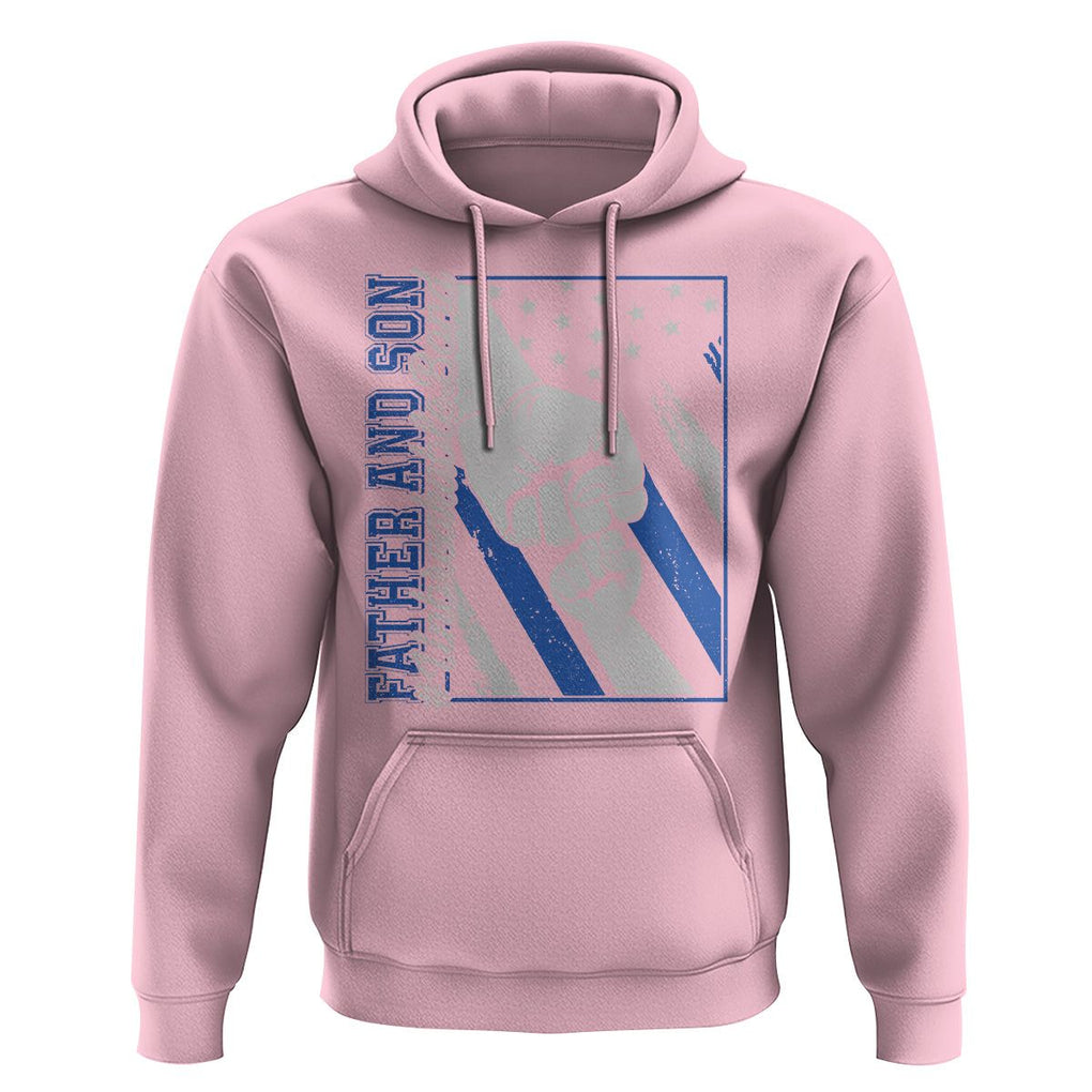 Father's Day Hoodie Father And Son Unbreakable Bond TS09 Light Pink Print Your Wear