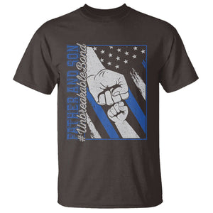 Father's Day T Shirt Father And Son Unbreakable Bond TS09 Dark Chocolate Print Your Wear
