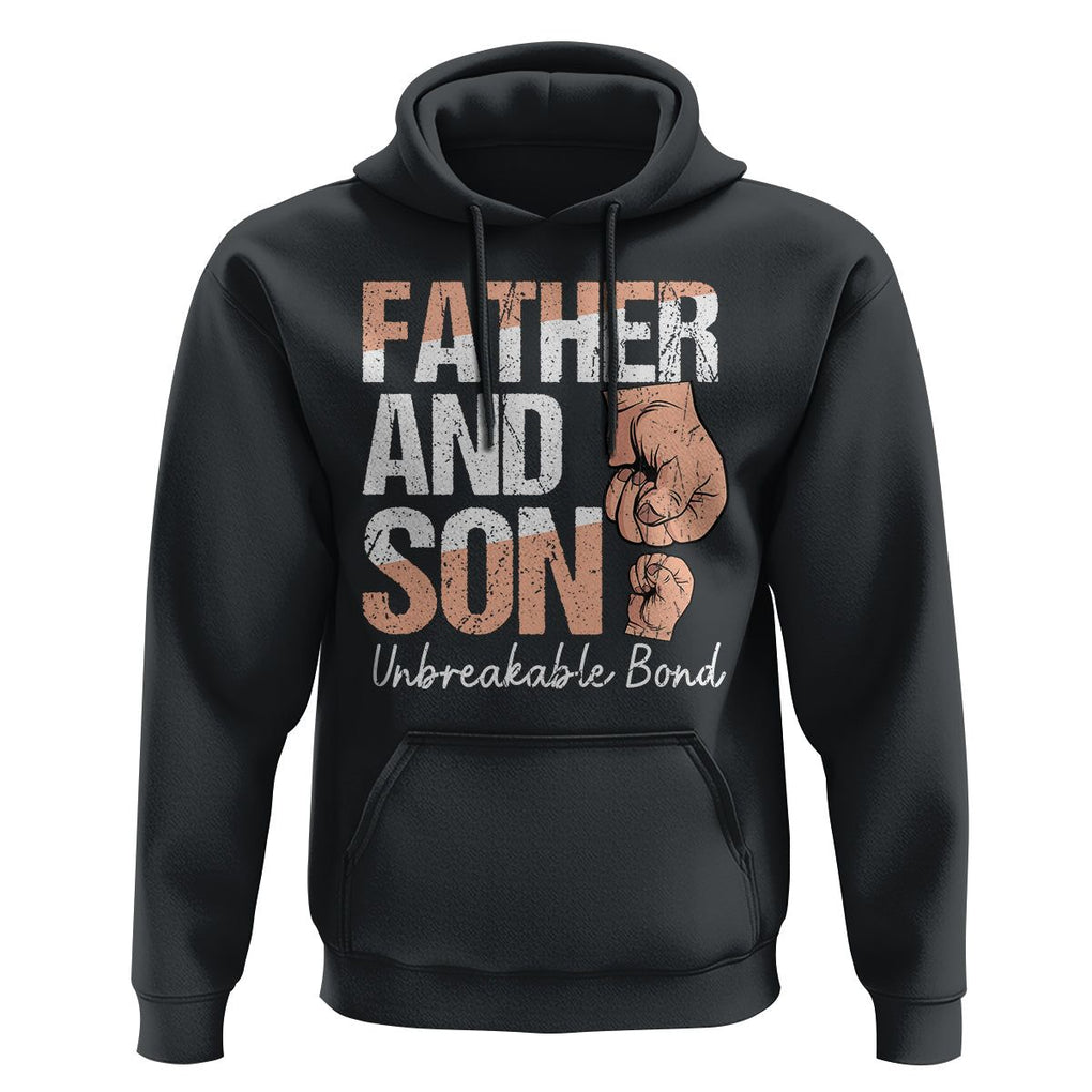 Father And Son Hoodie Unbreakable Bond Father's Day TS09 Black Print Your Wear