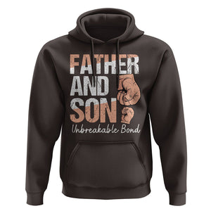 Father And Son Hoodie Unbreakable Bond Father's Day TS09 Dark Chocolate Print Your Wear