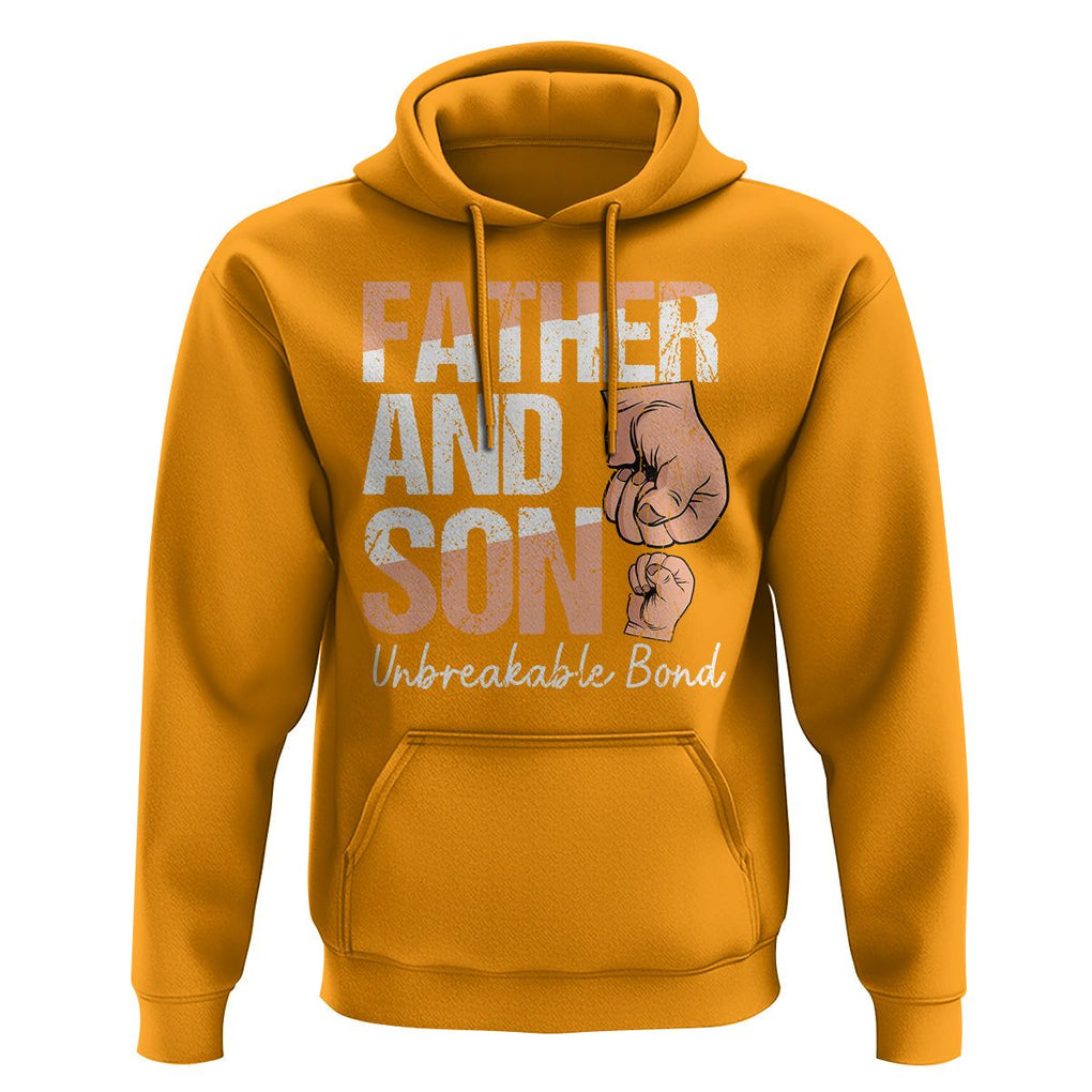 Father And Son Hoodie Unbreakable Bond Father's Day TS09 Gold Print Your Wear