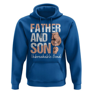 Father And Son Hoodie Unbreakable Bond Father's Day TS09 Royal Blue Print Your Wear
