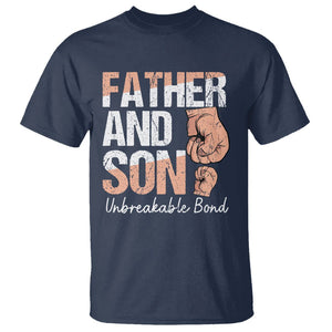 Father And Son T Shirt Unbreakable Bond Father's Day TS09 Navy Print Your Wear