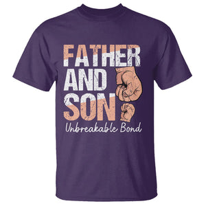 Father And Son T Shirt Unbreakable Bond Father's Day TS09 Purple Print Your Wear