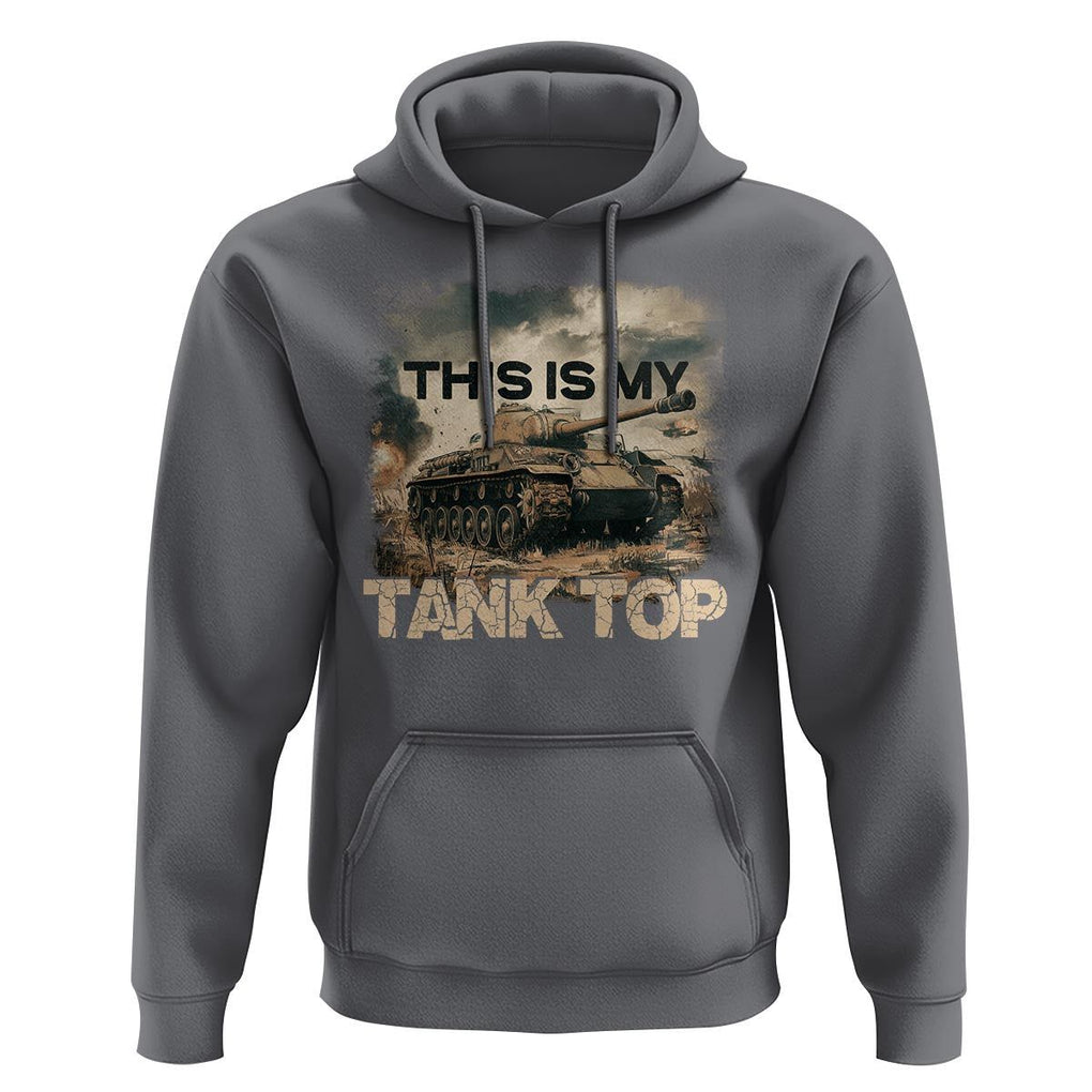 This Is My Tank Top Hoodie Funny Military Pun TS09 Charcoal Print Your Wear