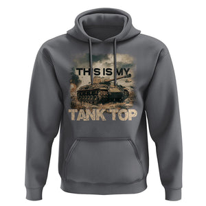 This Is My Tank Top Hoodie Funny Military Pun TS09 Charcoal Print Your Wear