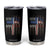 Christian American Patriotic Tumbler Cup Stand For The Flag Kneel For The Cross TS09 Black Print Your Wear
