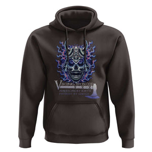 Viking By Blood American By Birth Patriot By Choice Hoodie TS09 Dark Chocolate Print Your Wear