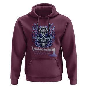 Viking By Blood American By Birth Patriot By Choice Hoodie TS09 Maroon Print Your Wear