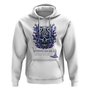 Viking By Blood American By Birth Patriot By Choice Hoodie TS09 White Print Your Wear