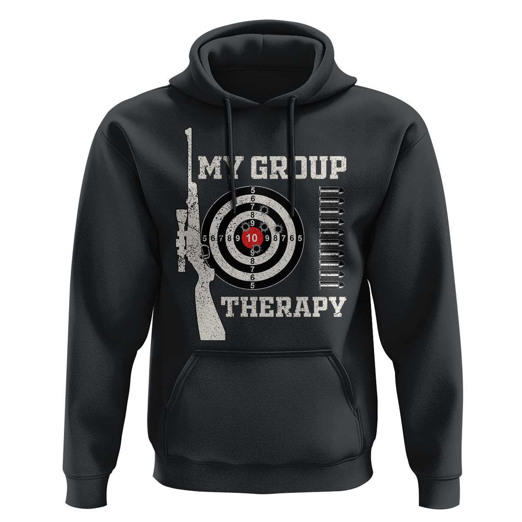 Gun Lover Hoodie My Group Therapy Shooting TS09 Black Print Your Wear
