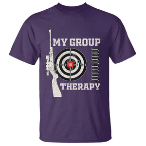 Gun Lover T Shirt My Group Therapy Shooting TS09 Purple Print Your Wear