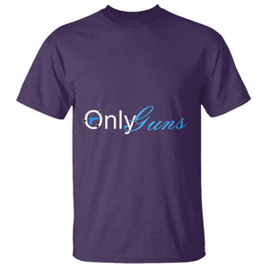 Funny OnlyGuns Gun Owner T Shirt TS09 Purple Print Your Wear