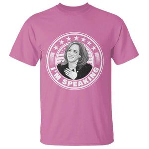 Harris Supporter T Shirt I'm Speaking Kamala Quotes Madame President TS09 Azalea Print Your Wear