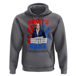 Funny Harris Supporter Hoodie Mommy's Home President Election 2024 TS09 Charcoal Print Your Wear