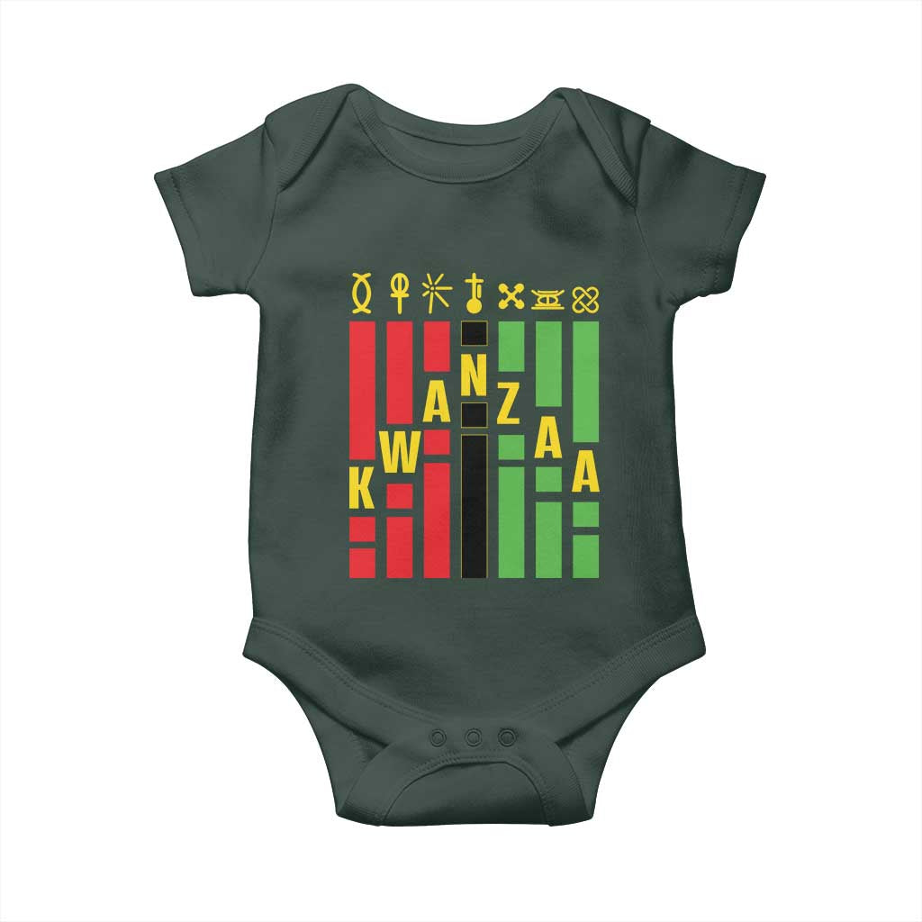 7 Principles Of Kwanzaa African American Baby Onesie TS09 Print Your Wear