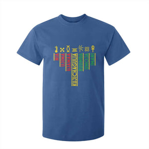 African American 7 Principles Of Kwanzaa T Shirt For Kid TS09 Royal Blue Print Your Wear