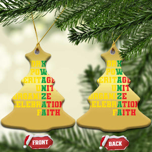 Kwanzaa Christmas Ornament Work Power Heritage Unity Organize Celebration Faith TS09 Christmas Tree Gold Print Your Wear
