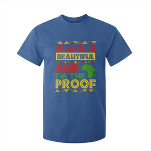 Black History Month T Shirt For Kid Black Is Beautiful And I'm The Proof TS09 Royal Blue Print Your Wear
