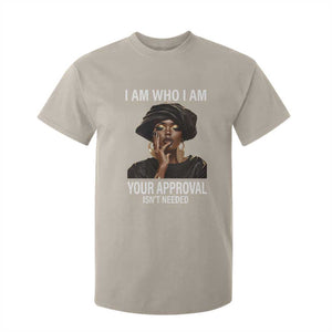 Black History Month T Shirt For Kid I Am Who I Am Your Approval Isn't Needed TS09 Sand Print Your Wear