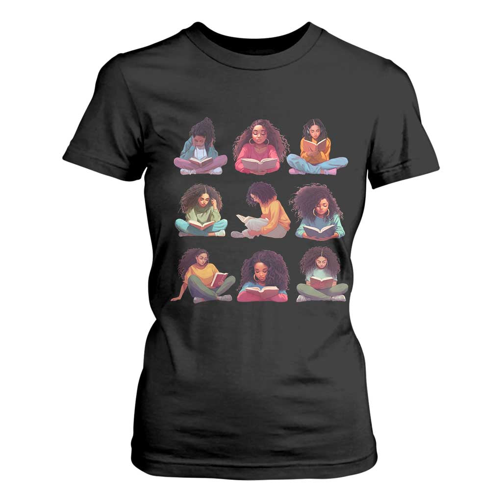 Black History Month T Shirt For Women Reading Book African Melanin Women Girls TS09 Black Printyourwear